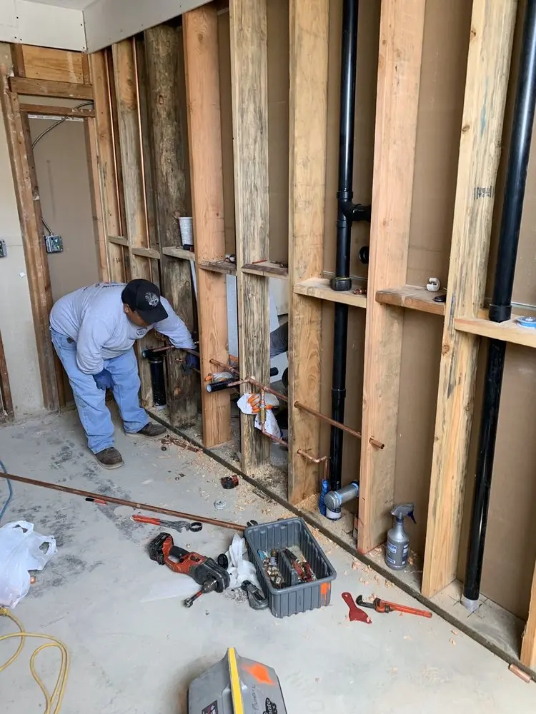 Commercial rough-in plumbing for Gas Line Repair in Hunters Crossing